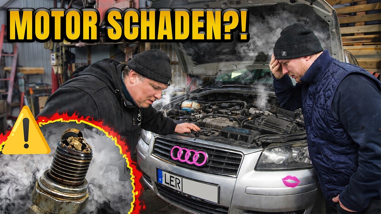 Zündkerzen schrott oder droht ein Motorschaden? Audi A3 läuft wie ein Trecker I Die Pfuscher