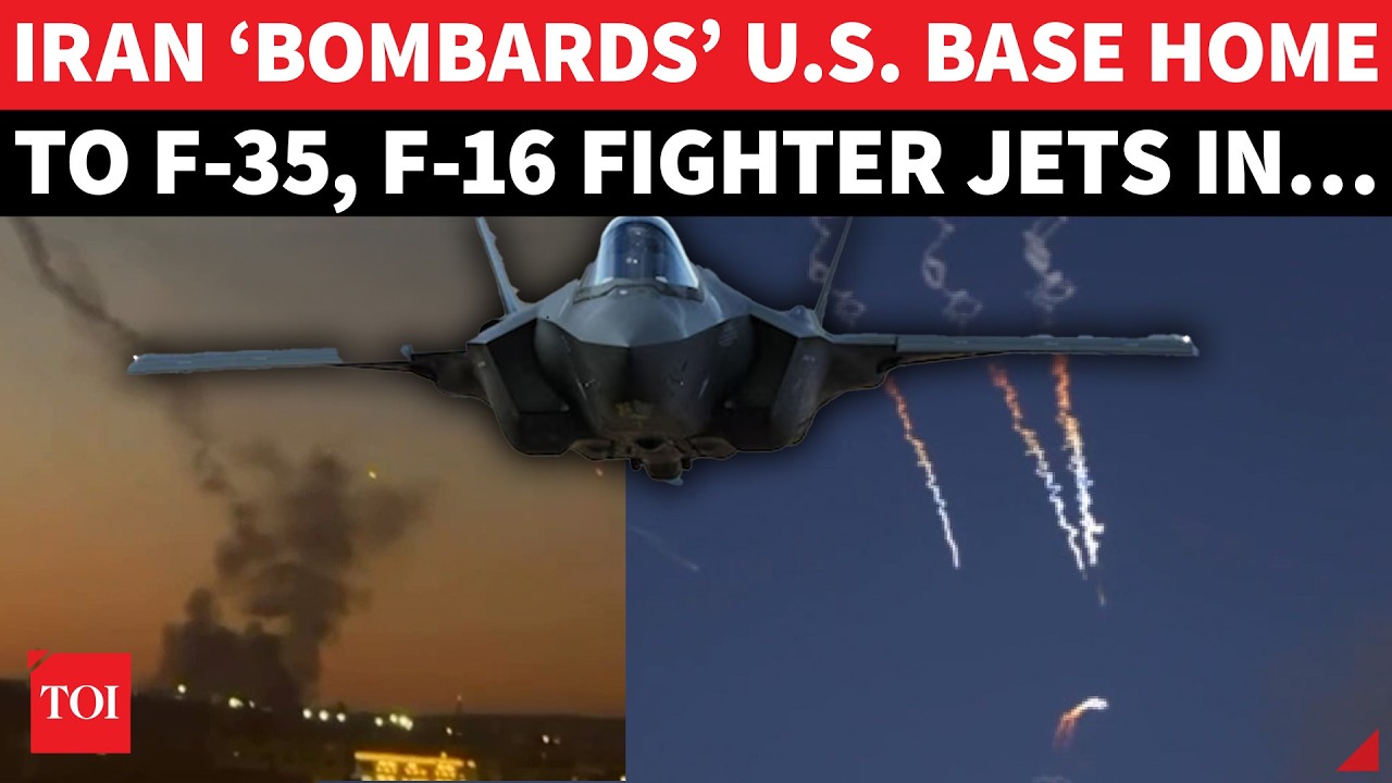 US &rsquo;Top Guns&rsquo; TARGETED! Tehran Attacks American Airbase Housing US F-35, F-15 & F-16 Jets | Watch