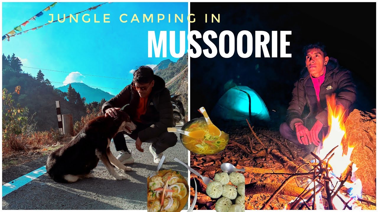 Camping in Cloud end Mussoorie !! ☠️👹☠️