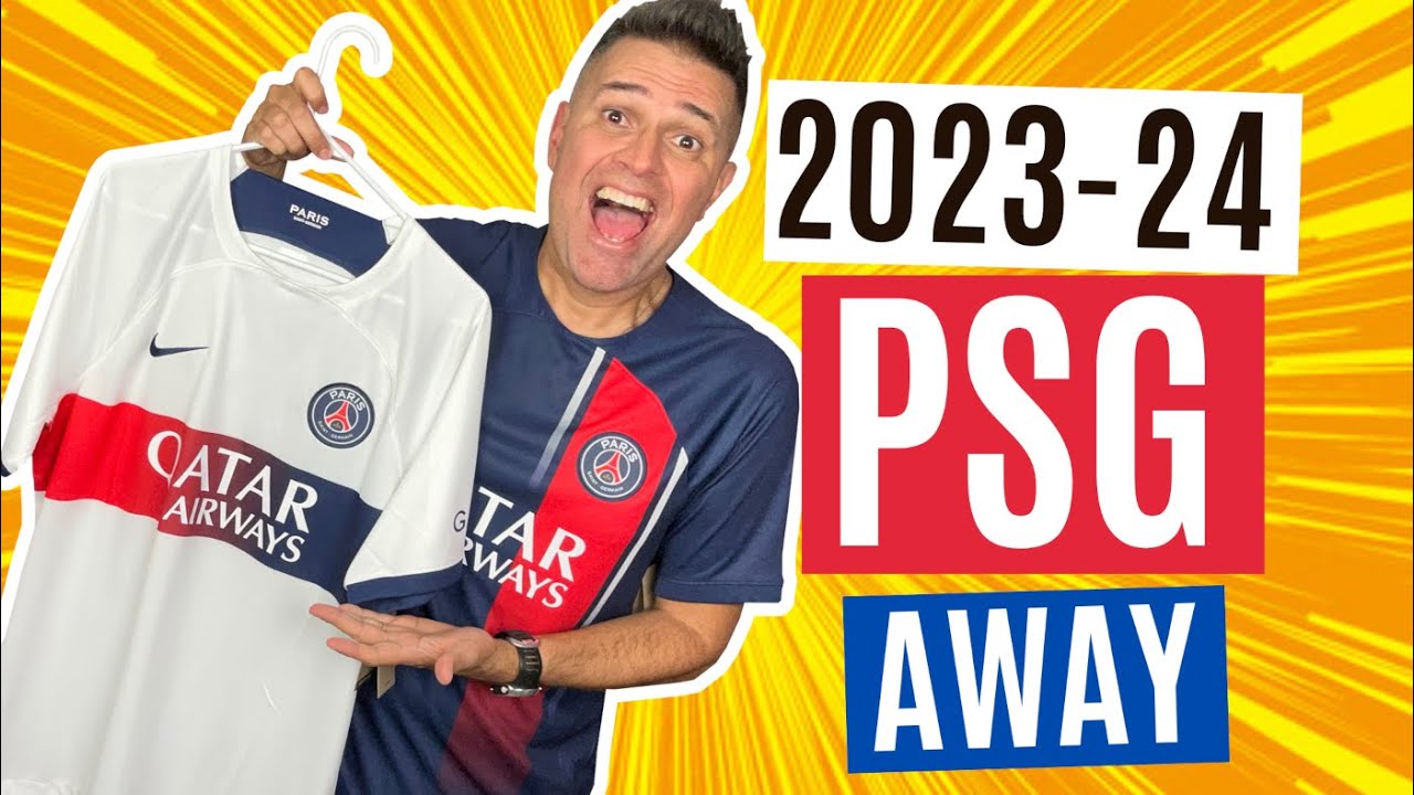 Nike Dri-Fit/Stadium 2023-24 PSG Away Shirt + 7 Mbappé - Review 🤩