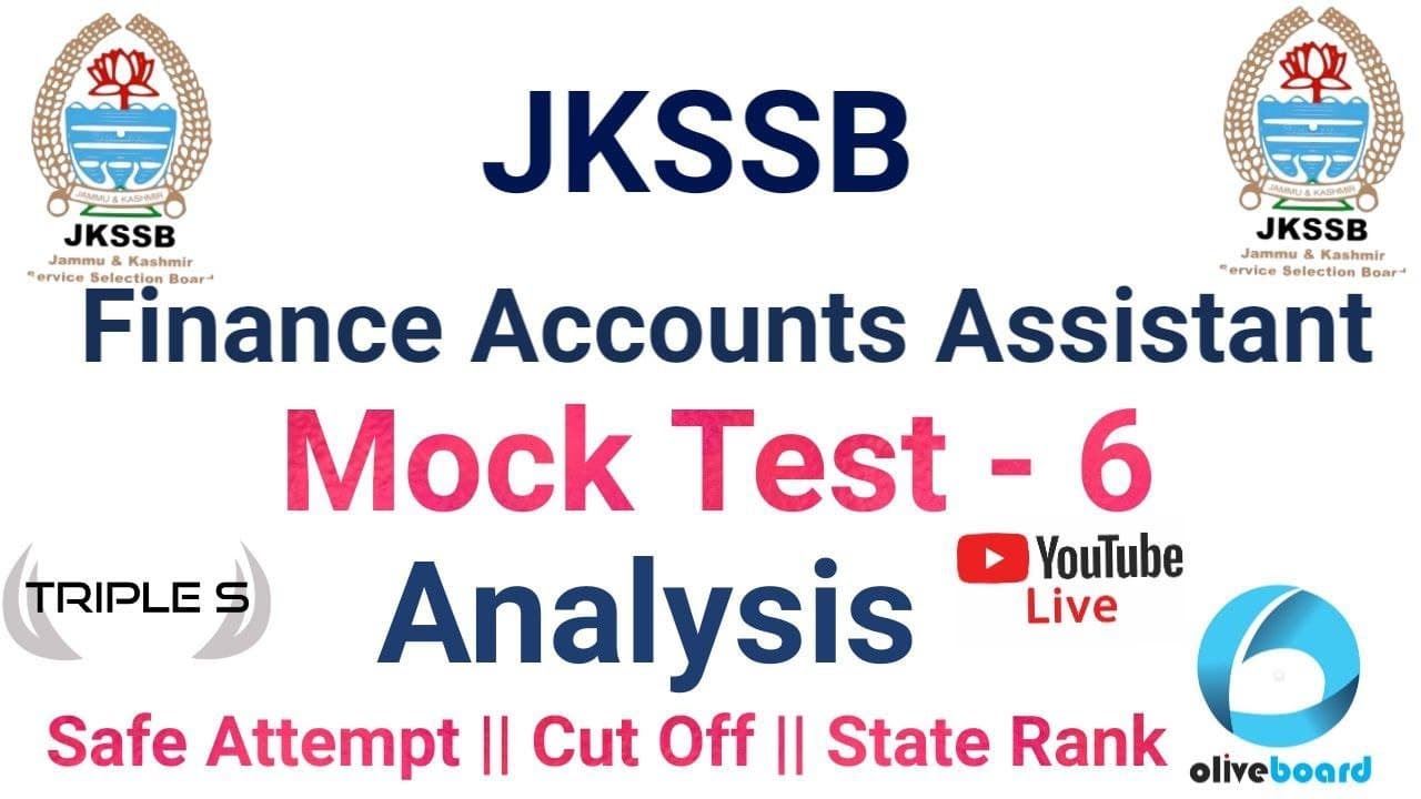 Finance Accounts Assistant - Mock Test 6 Analysis || Change in Strategy || Safe Attempt || Cut Off