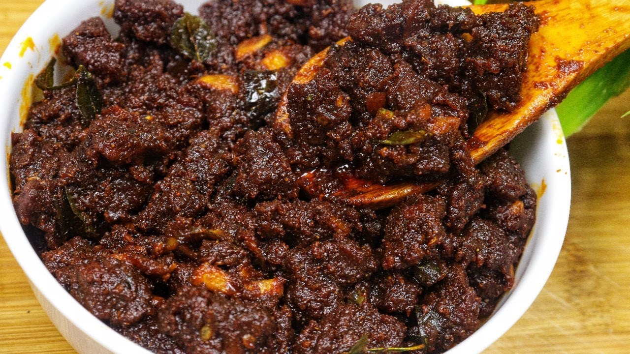 വിനാഗിരിയുടെ കുത്തൽചുവ അധികമില്ലാത്ത അടിപൊളി ബീഫ് അച്ചാർ !! 👌/ Beef Pickle / Kerala Style