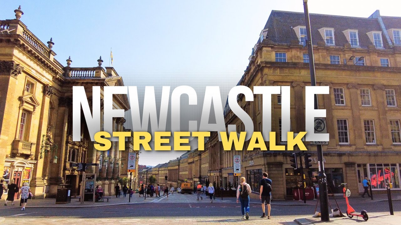 Newcastle upon Tyne UK | summer in the city street walk