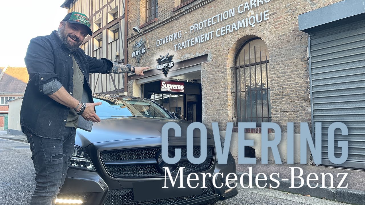 COVERING D’UNE MERCEDES BENZ DANS L’ATELIER (la couleur la plus compliquée à avoir)