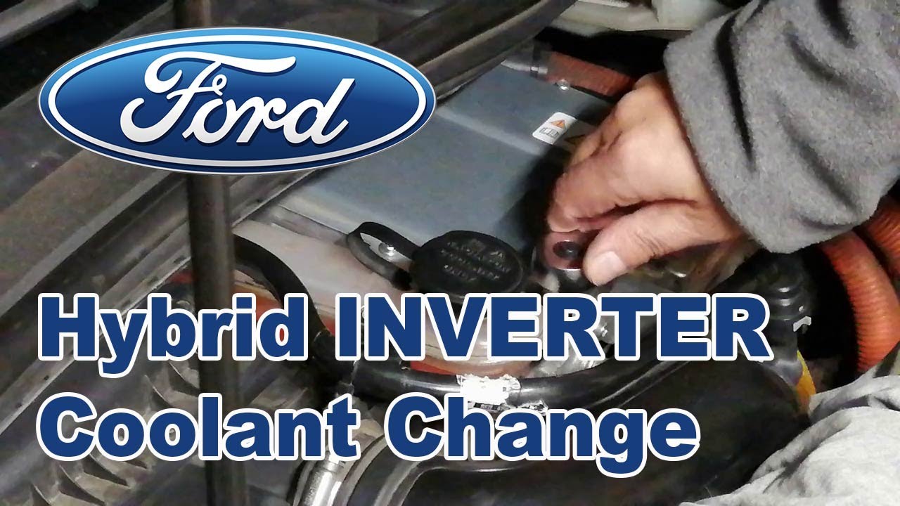 How To Change Ford Hybrid Inverter Coolant (C-MAX)