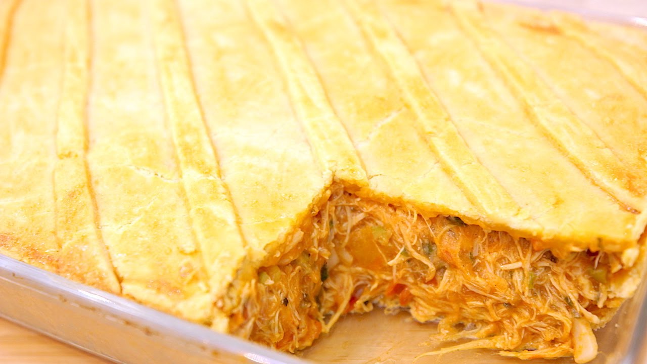 INCRÍVEL!! ESSE EMPADÃO DERRETE NA BOCA! FÁCIL! MELHOR MASSA-SUPER RECHEIO DE FRANGO-Isamara Amâncio