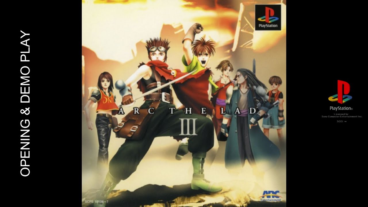 【オープニング＆デモ】『アークザラッドIII』（Arc The Lad III）【ゲーム実況】【PlayStation】