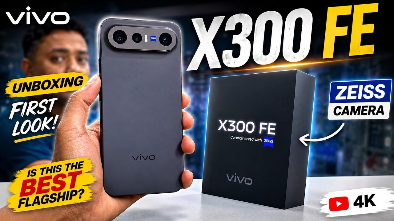 Vivo X300 FE Unboxing & First Look ⚡ ZEISS Camera Beast? 😱 | Best Flagship 2026?