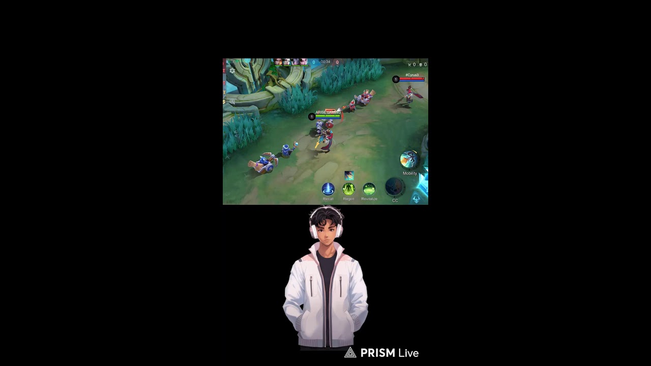 Live streaming of ARISE GAMING