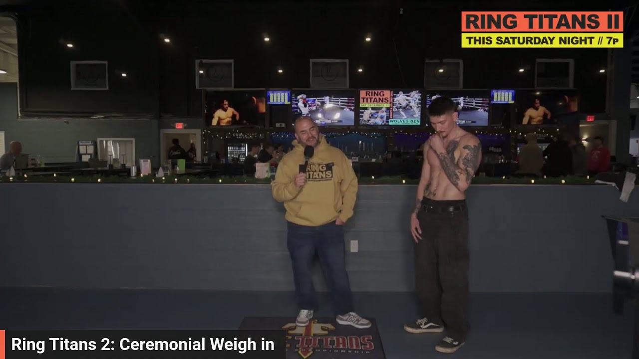 Ceremonial Weigh-in - Ring Titans II