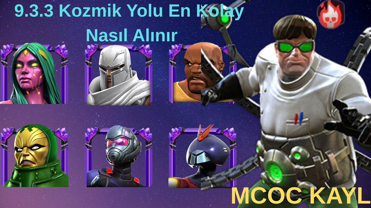 MCOC 9.3.3 KOZMİK YOLU DİRİLTMESİZ EN RAHAT NASIL GEÇİLİR 