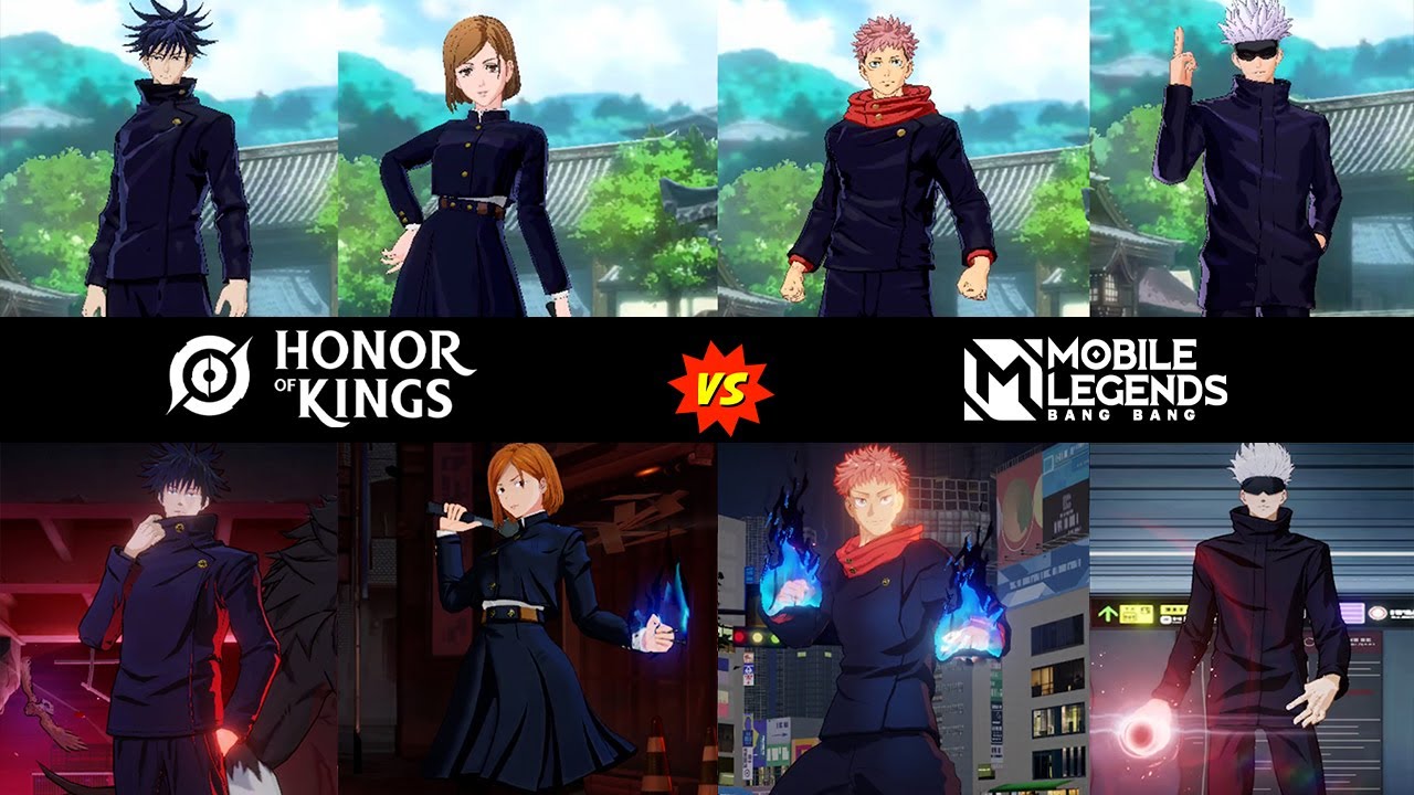 Mobile Legends vs Honor Of Kings : Jujutsu Kaisen | Skin Effects Collab 2025