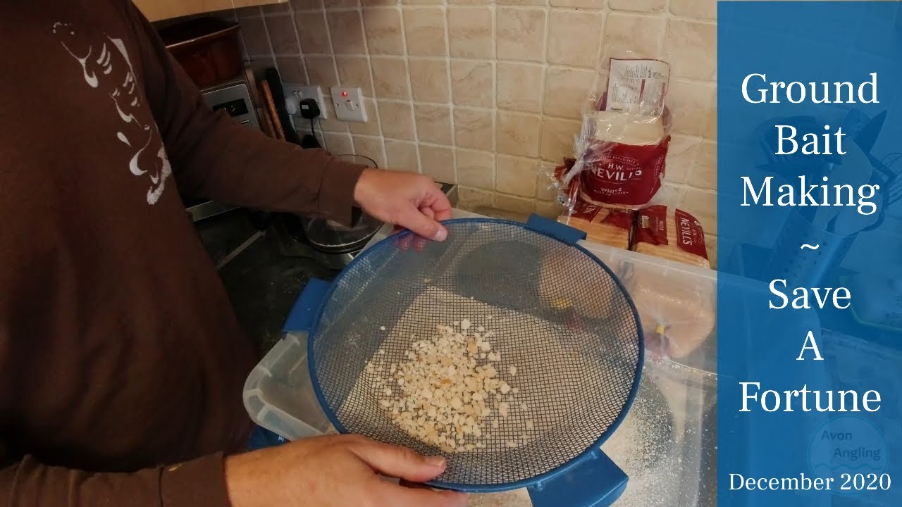 How To Make Your Own Groundbait Very Cheaply - Liquidised Bread - White Crumb - (Video196)
