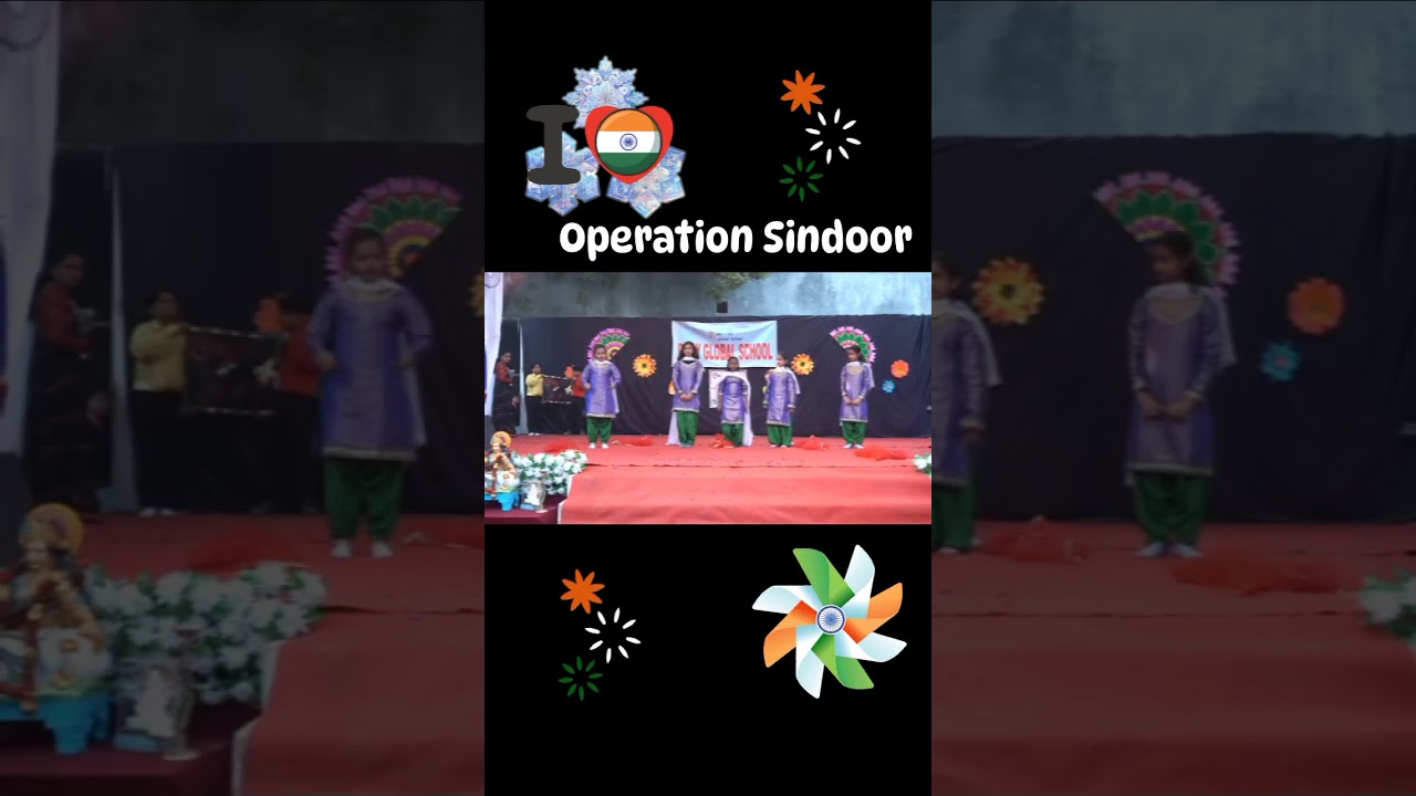 Operation Sindoor 🔫👾 perform by cute 🥰 little stars ✨✨⭐🤩