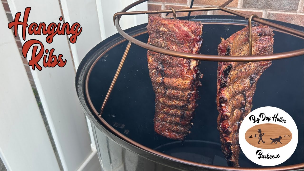 Hanging Ribs on the Weber Smokey Mountain | The Best Way to Cook Ribs? | Big Dog Holler Barbecue