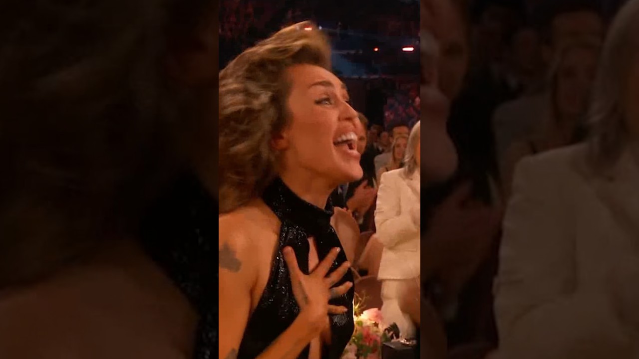 Miley Cyrus Reacts to Winning First Grammy