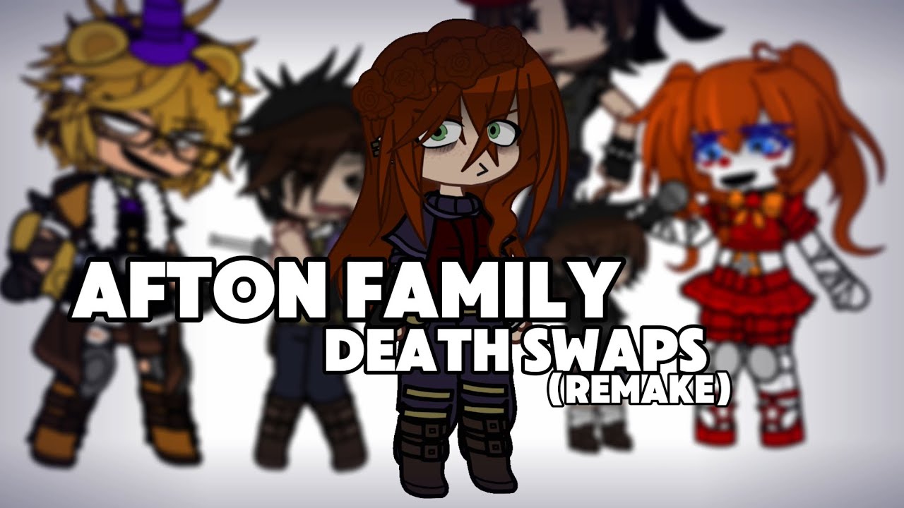 Afton Family death swaps // Remake // @helpiii_Fnaf // (FNAF x GACHA) //