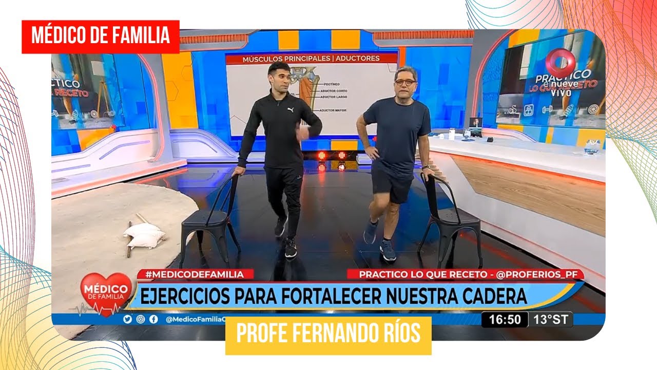 Ejercicios para fortalecer la cadera | Médico de familia | Dr. Jorge Tartaglione | Fernando Ríos