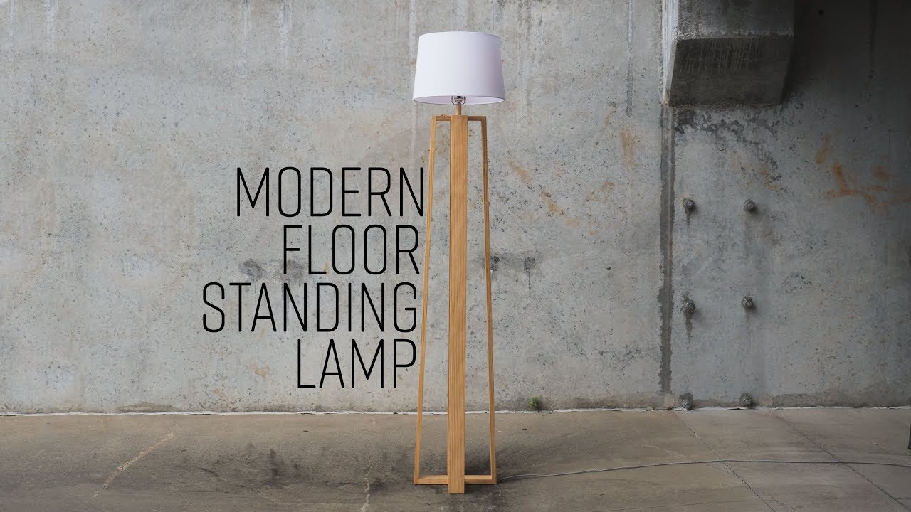 DIY Modern Floor Standing Lamp