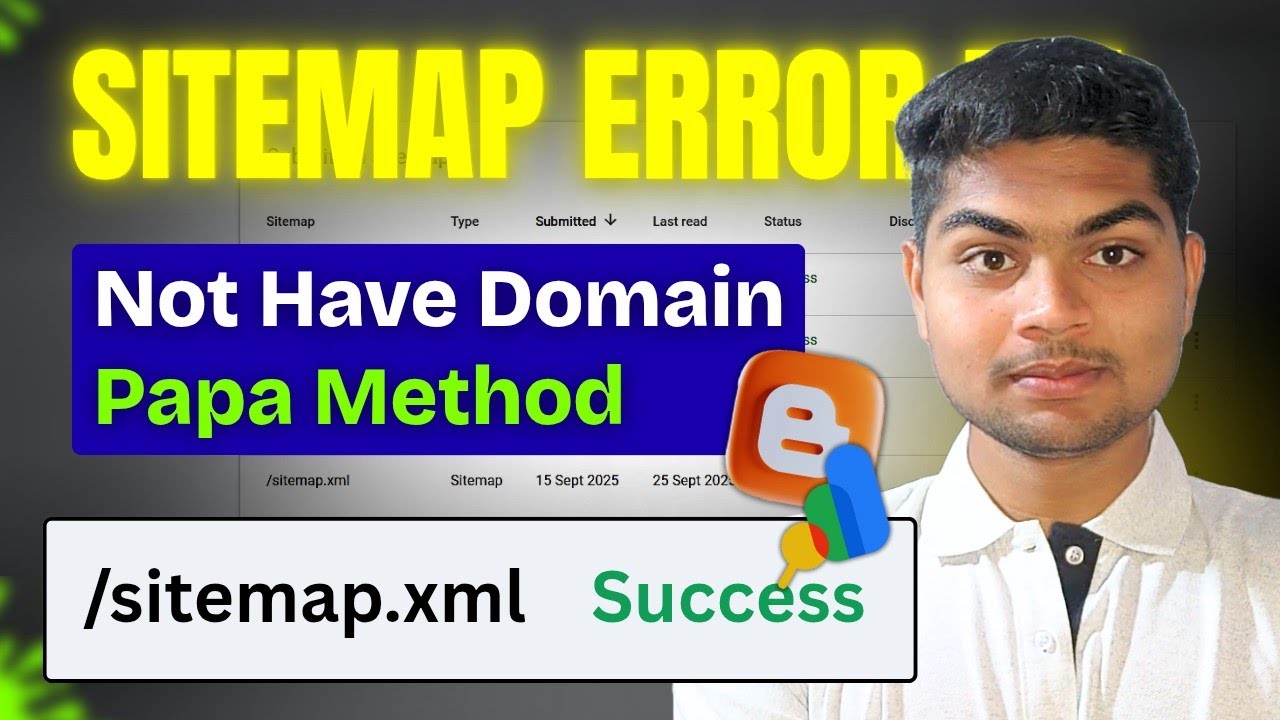 How to Solve Blogger sitemap couldn't fetch | Couldn't Fetch Error Kaise Solve Karge 