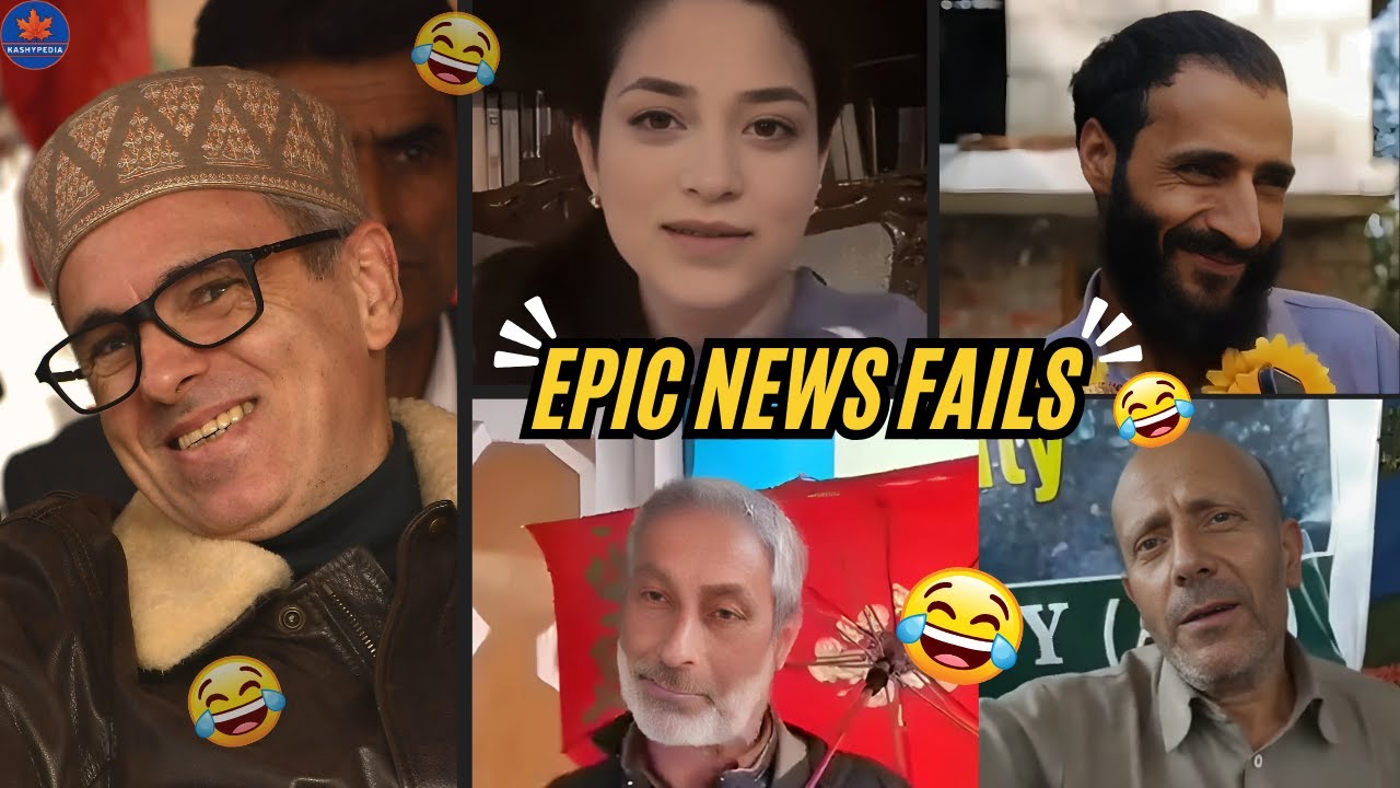 Kashmiri Funniest News Reporting Fails Ever #5 | Epic News Reporting Fails | Funny Kashmiri Videos 😂