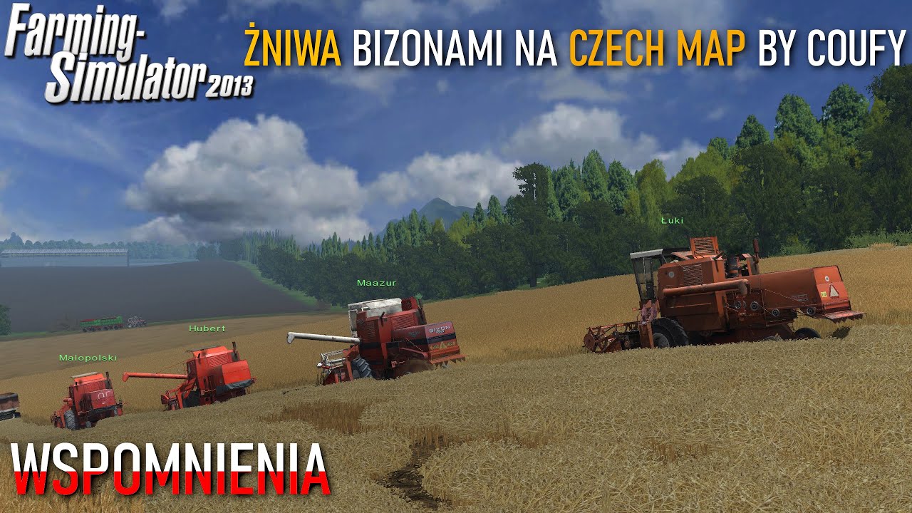 FS 2013 || ŻNIWA BIZONAMI || CZECH MAP BY COUFY || MULTIPLAYER || WSPOMNIENIA