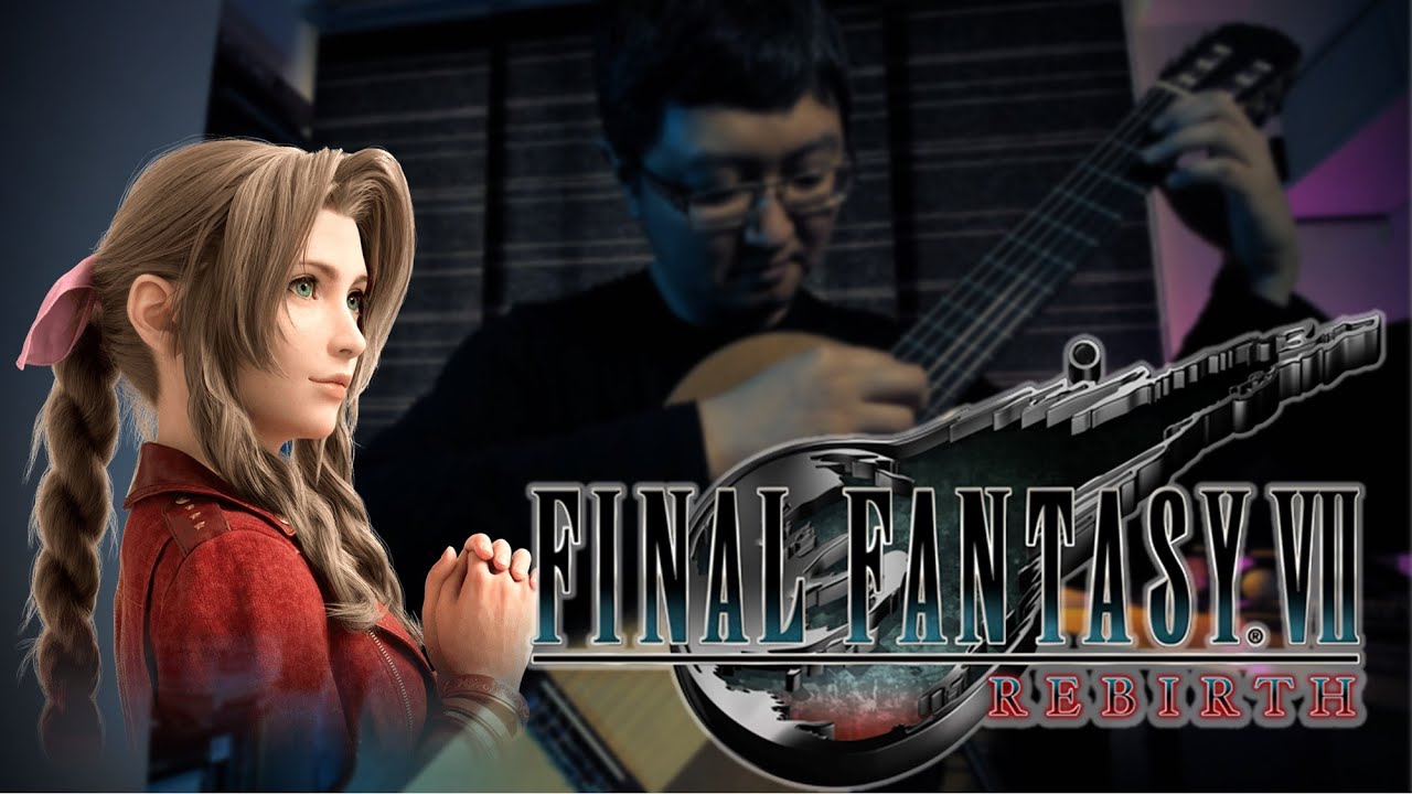 FINAL FANTASY VII Rebirth - Aerith's Theme Classical Guitar Solo w/Tabs