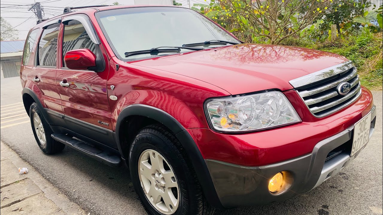 Ford escap đời 2004 std 2 cầu 4x4 máy V6 3.0 bản full giá 98tr lh 0987058086