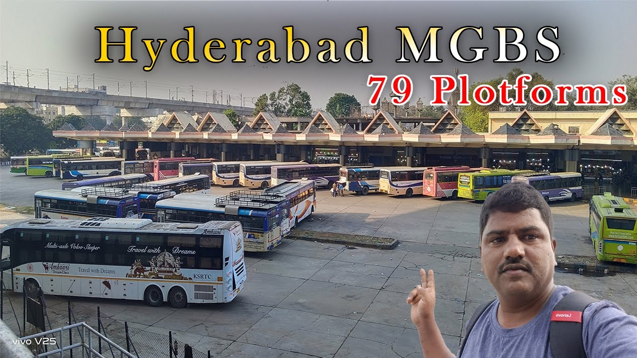 MGBS Bus Stand View Hyderabad | Bus Stand View of MGBS Hyderabad