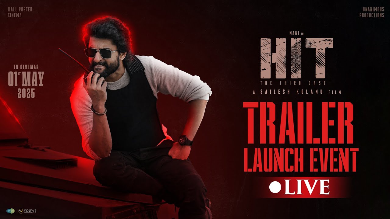 #HIT3 Trailer Launch Event LIVE at Sangam Theatre,Vizag | NANI | Srinidhi Shetty | Sailesh Kolanu