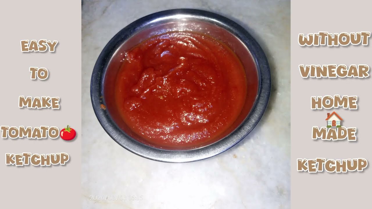 ✨Tomato🍅ketchup|Without vinegar|Home made🏠|Easy to make🤤😜| @kitchenwithlata-u3f #new #viral #recipe 