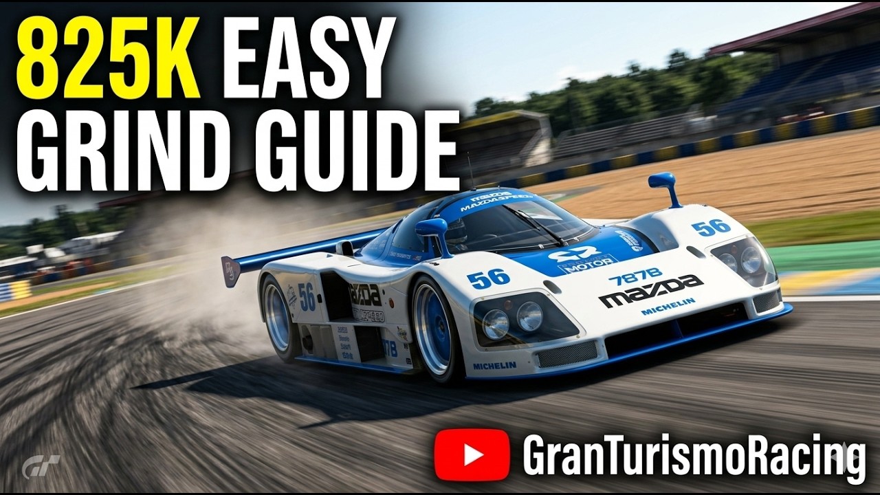 Gran Turismo 7 WTC 700 Mazda 787B 700pp Les Mans money grind + setup 1.68