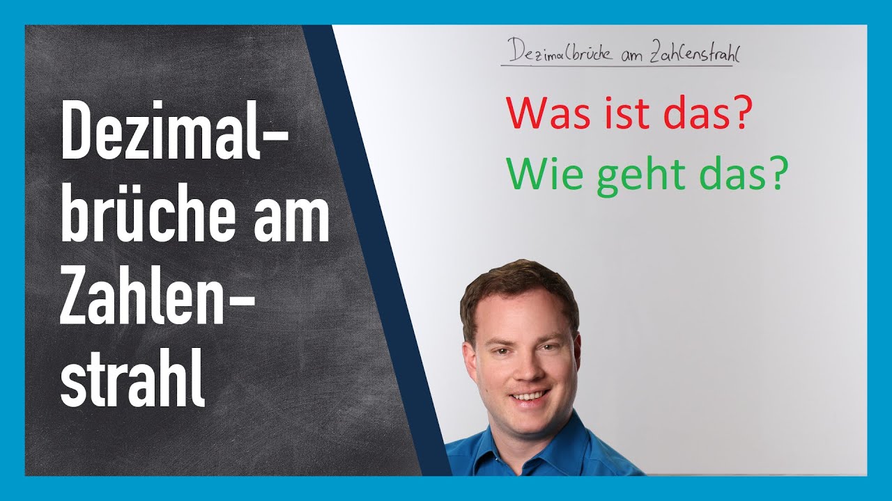 Dezimalbrüche am Zahlenstrahl