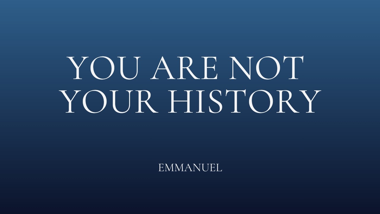 Emmanuel on Failed Marriage | You Are Not Your History