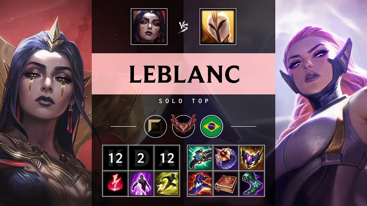 LeBlanc Top vs Kayle - BR Grandmaster Patch 25.19