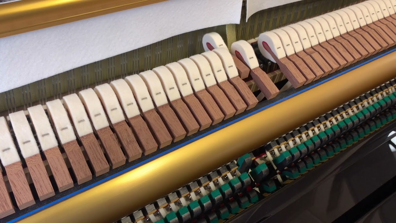 New Kawai K500 upright piano 131cm; cf new Feurich 122.