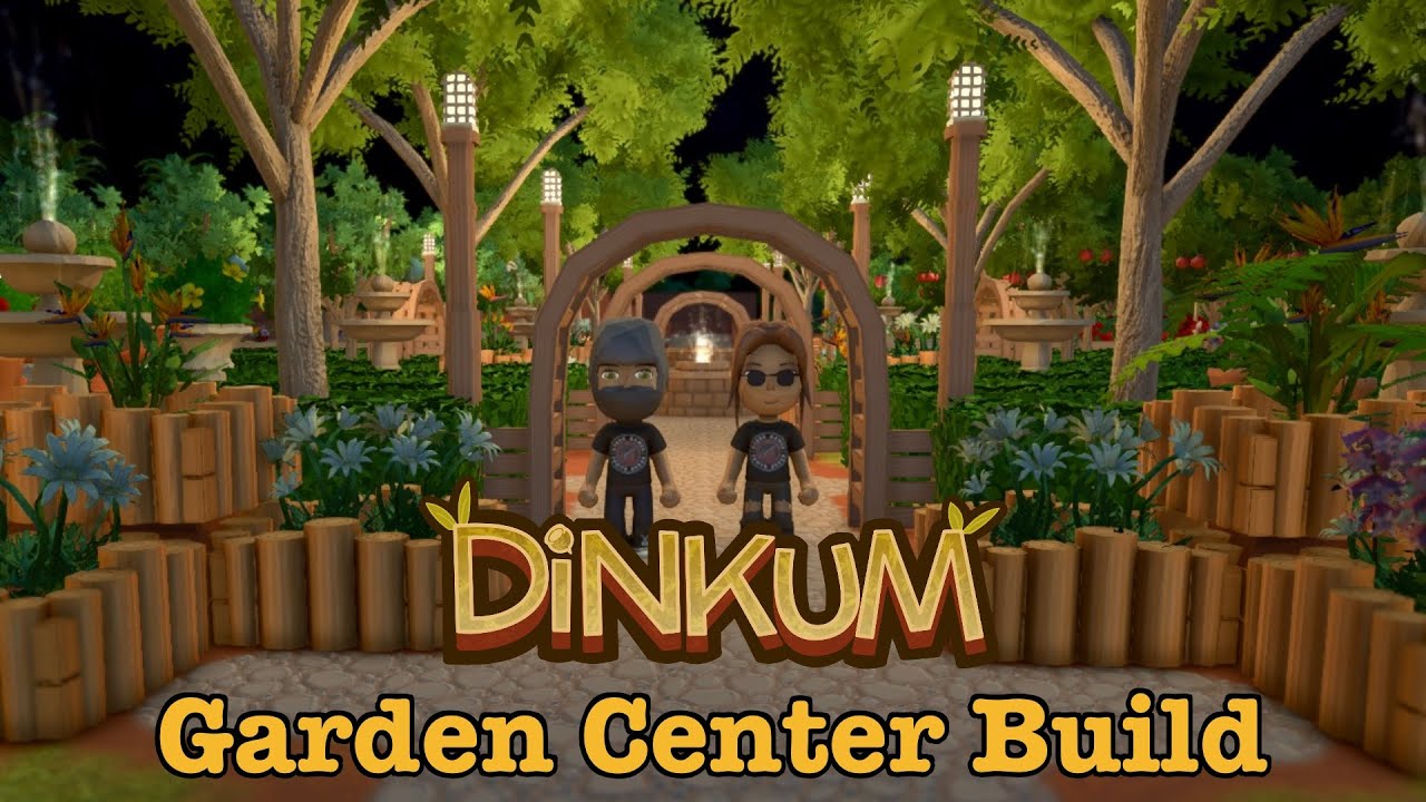 Dinkum Let's Build a Garden Center // With Member KayKay Part 1