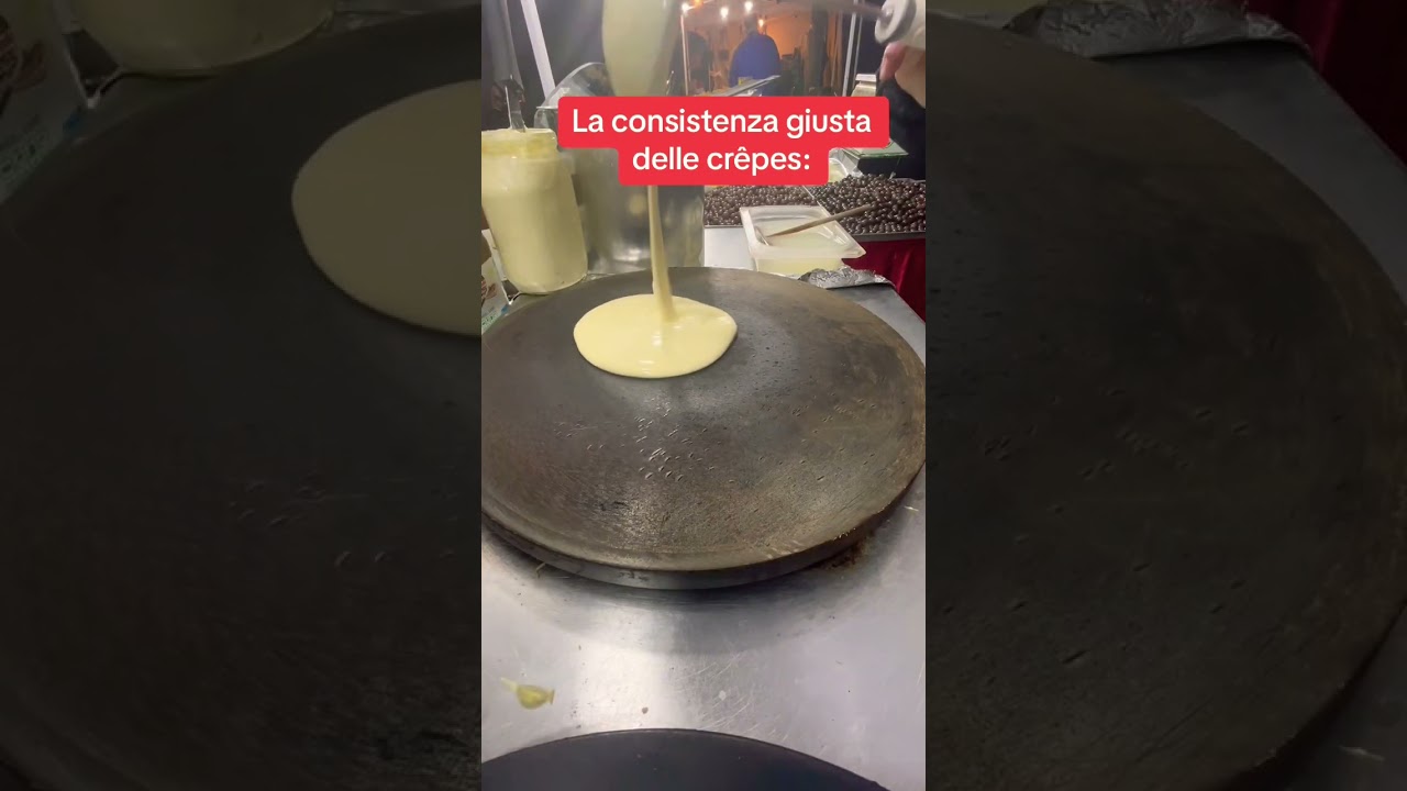 LA CONSISTENZA DEL MIO IMPASTO #food #crepes #asmr #asmrsounds #asmrfood