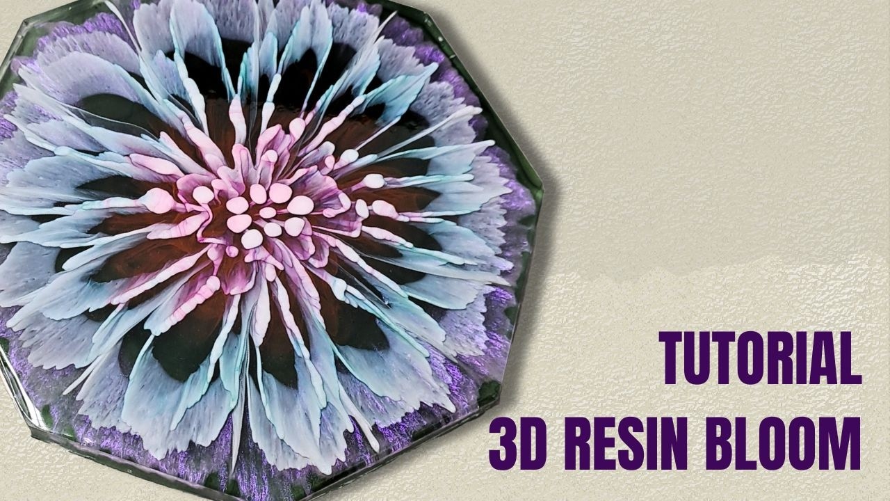 Enchanted Twilight 3D RESIN BLOOM Tutorial (with subtitle)