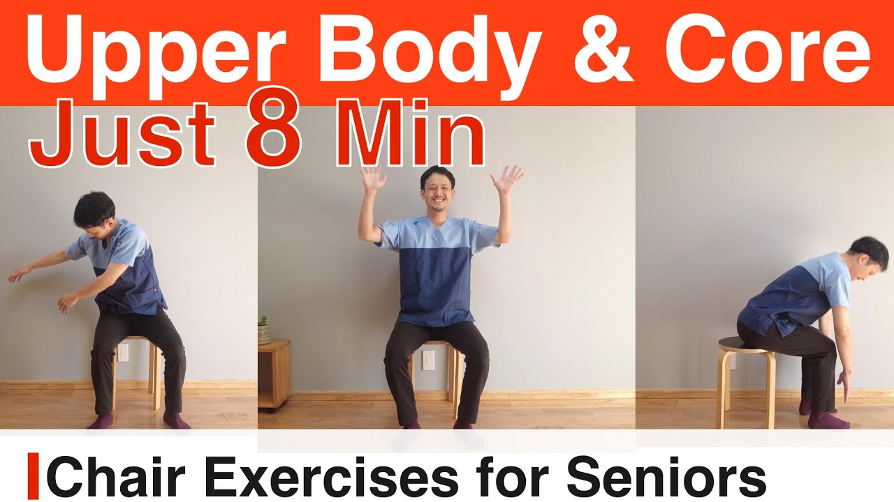 Just 8 Min | Seated Upper Body & Core for Seniors