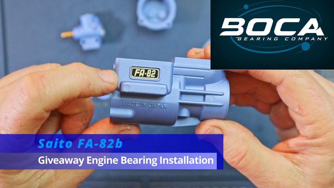 Boca Bearing Saito FA-82b Bearing Installation