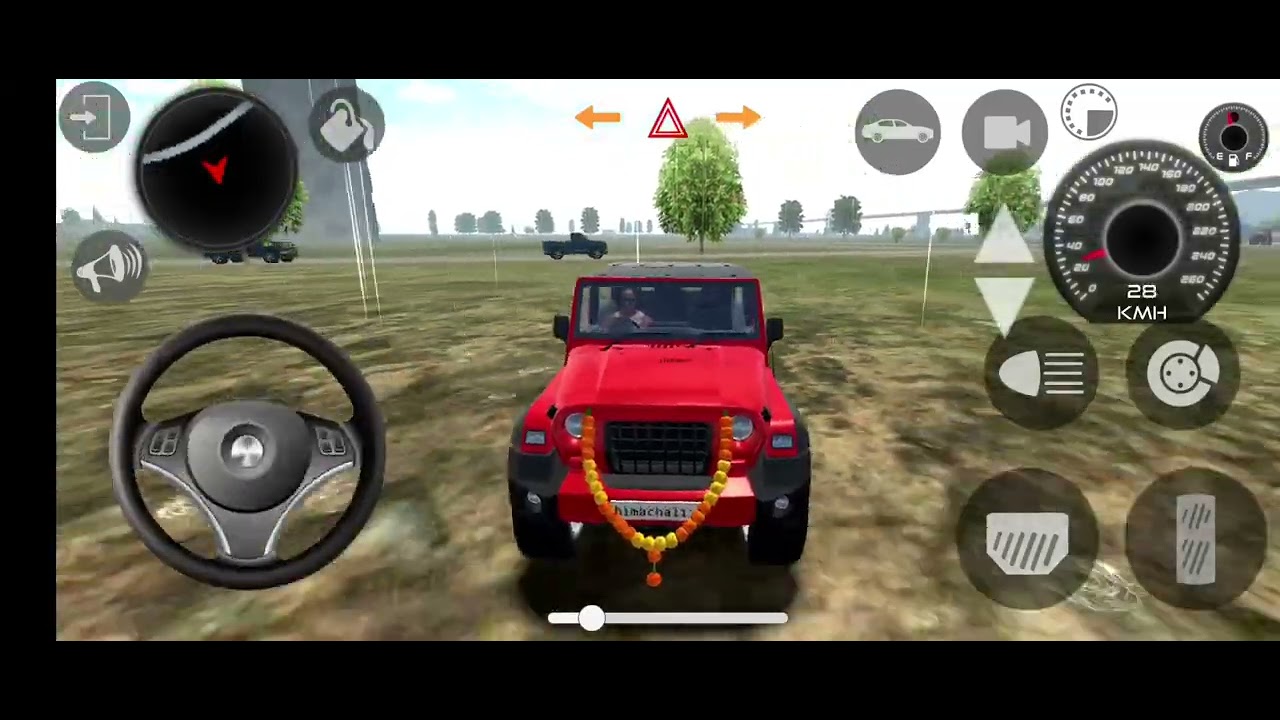 Rainfall Mahindra thar