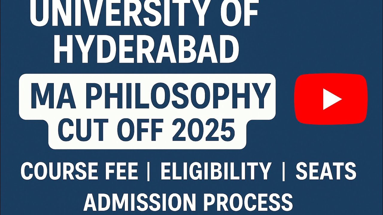 #cuetpg2025  M.A Philosophy Cut off mark #universityofhyderabad #cucetpg