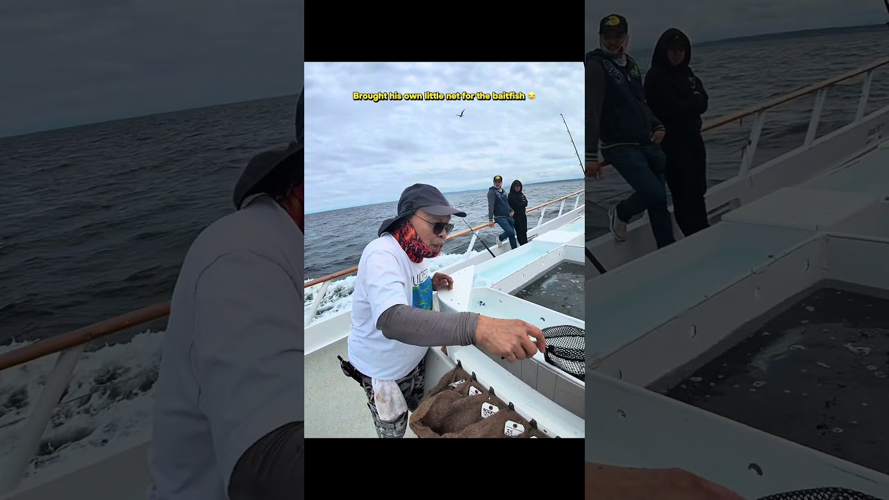 Tito already caught rockfish&hellip; but that wasn&rsquo;t enough 😂🎣#FishingLife#Rockfish#FishingHumor