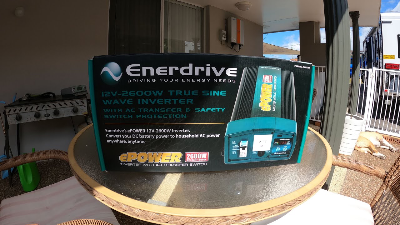 Enerdrive 2600w inverter installation and  live testing, plus we visit NRMA Darlington Park