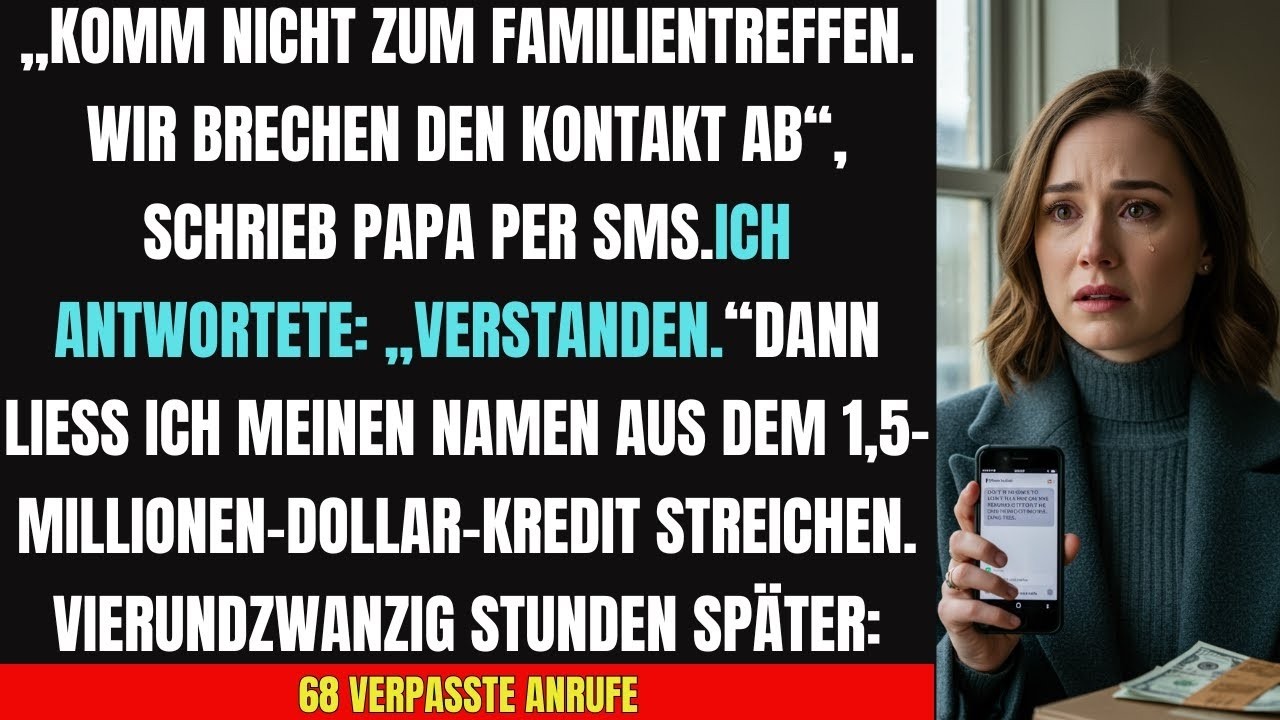 „Komm nicht zur Familienfeier“ – 24 Std  später  68 verpasste Anrufe