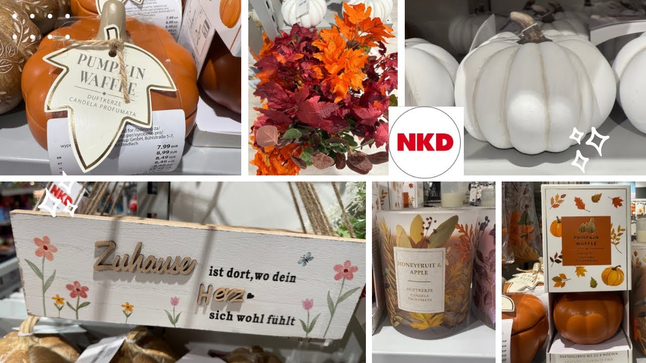 Wunderschöne Herbstdeko bei NKD 🍁🍂🤩