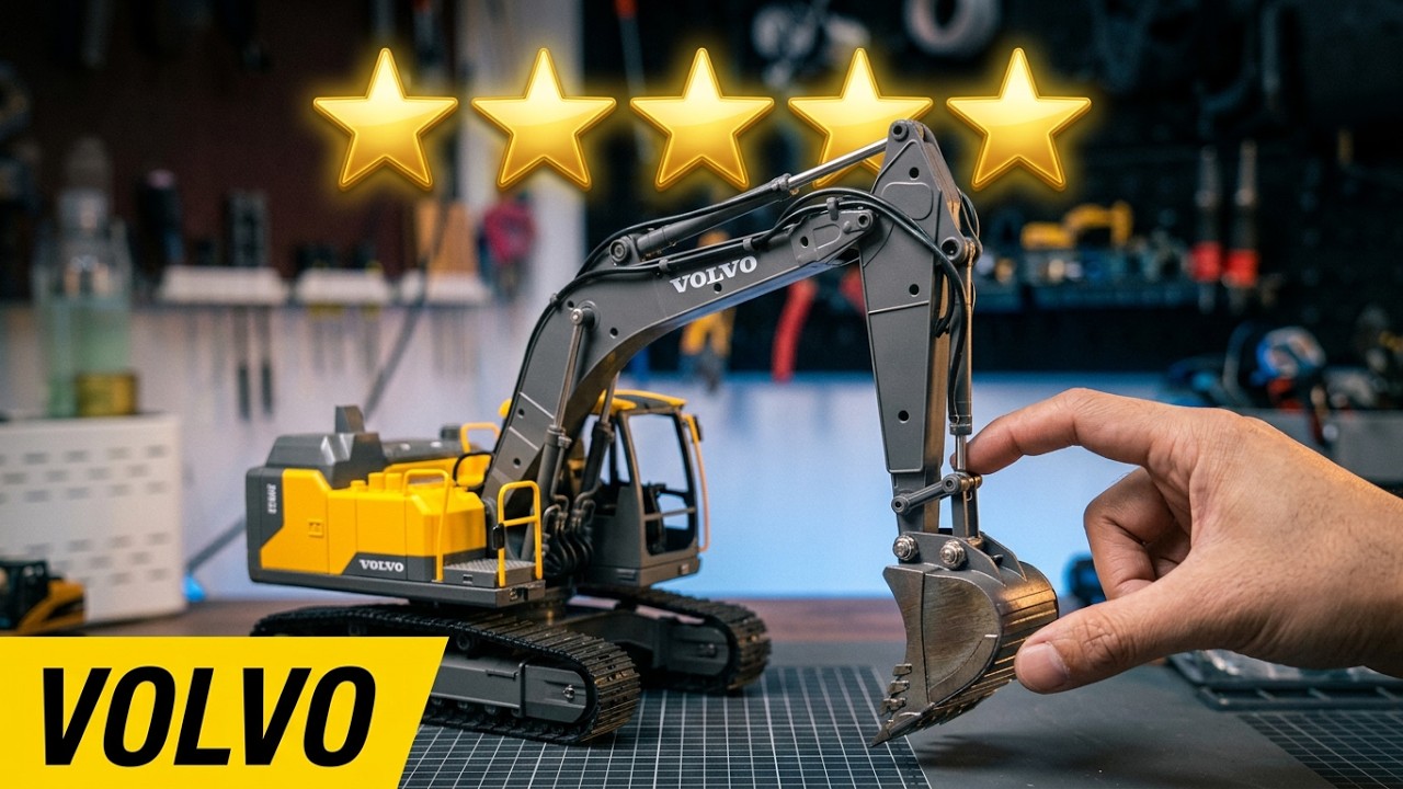 Review Xe Máy Xúc Volvo Điều Khiển Từ Xa