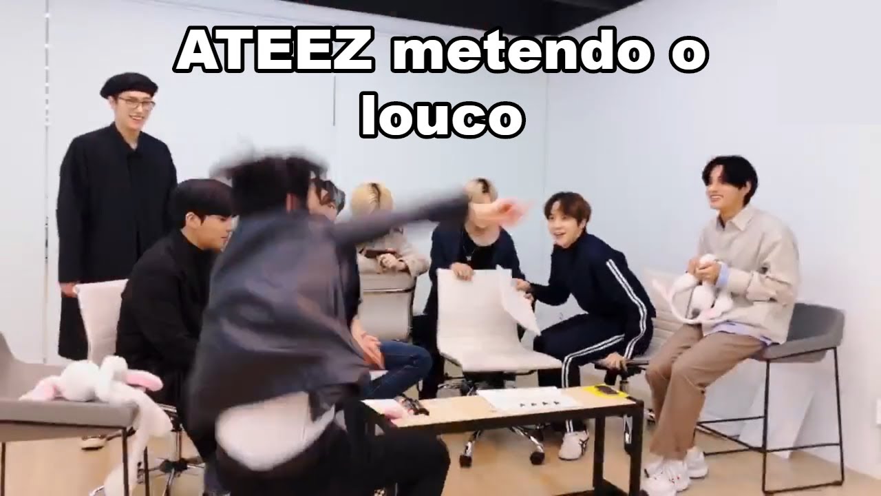o jogo do silencio do ateez foi mais barulhento que tudo (ATEEZ CRACK BR)