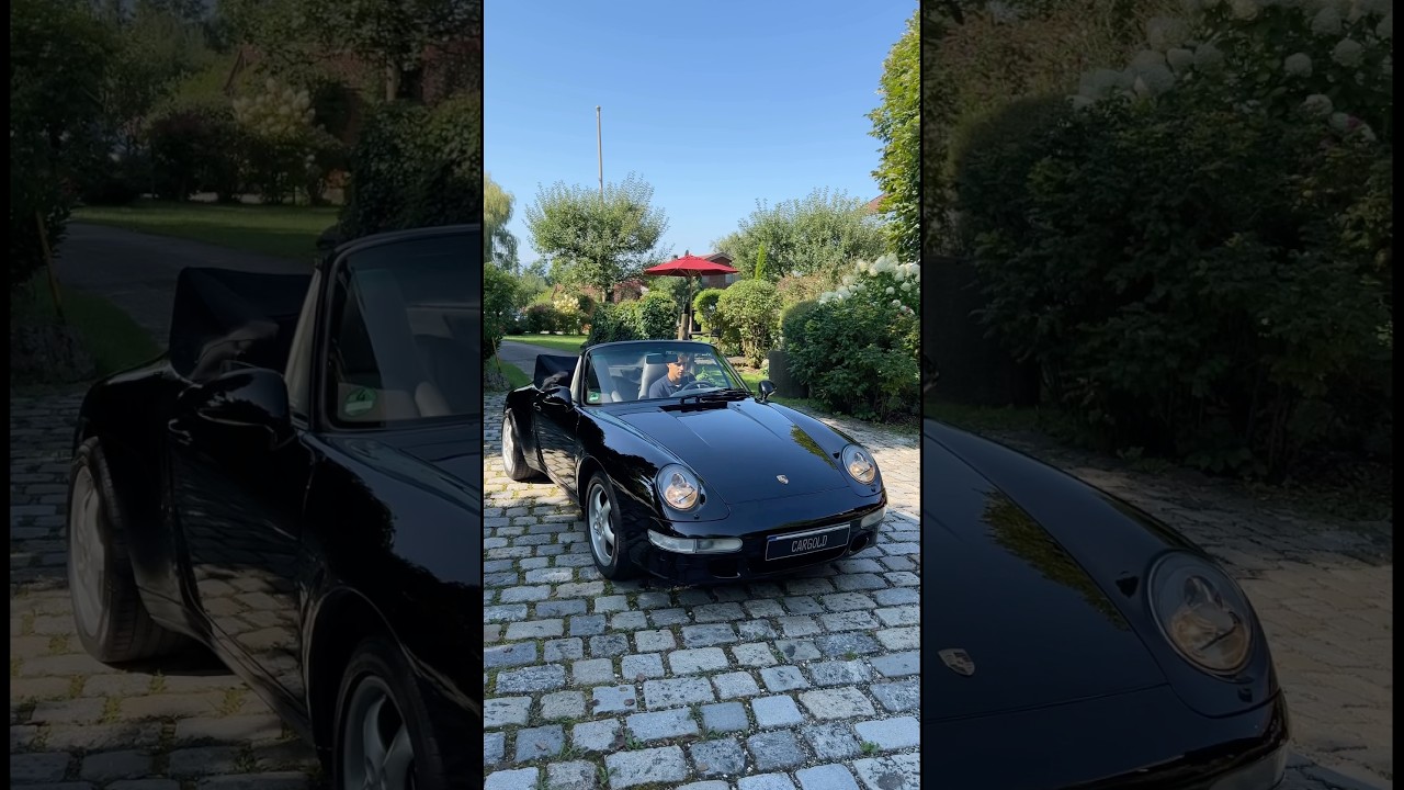 1998 Porsche 993 Carrera Cabrio 🎥 #cargold #porsche #automobile #fyp #cars #germany